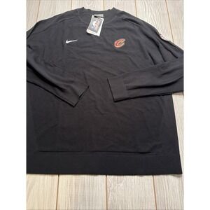New Nike Men's Cleveland Cavaliers NBA Crew Neck Sweater Size XL Tall Black $135